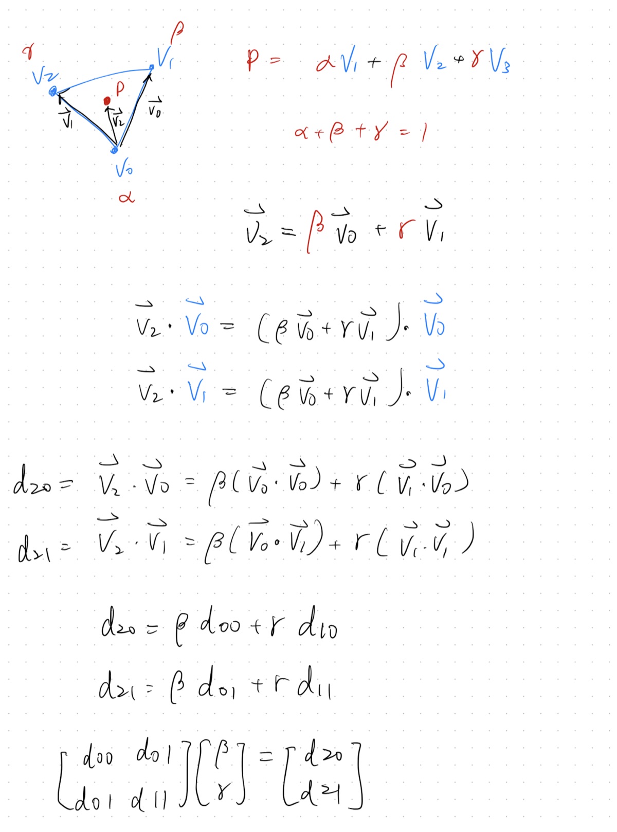 Barycentric Coordinates