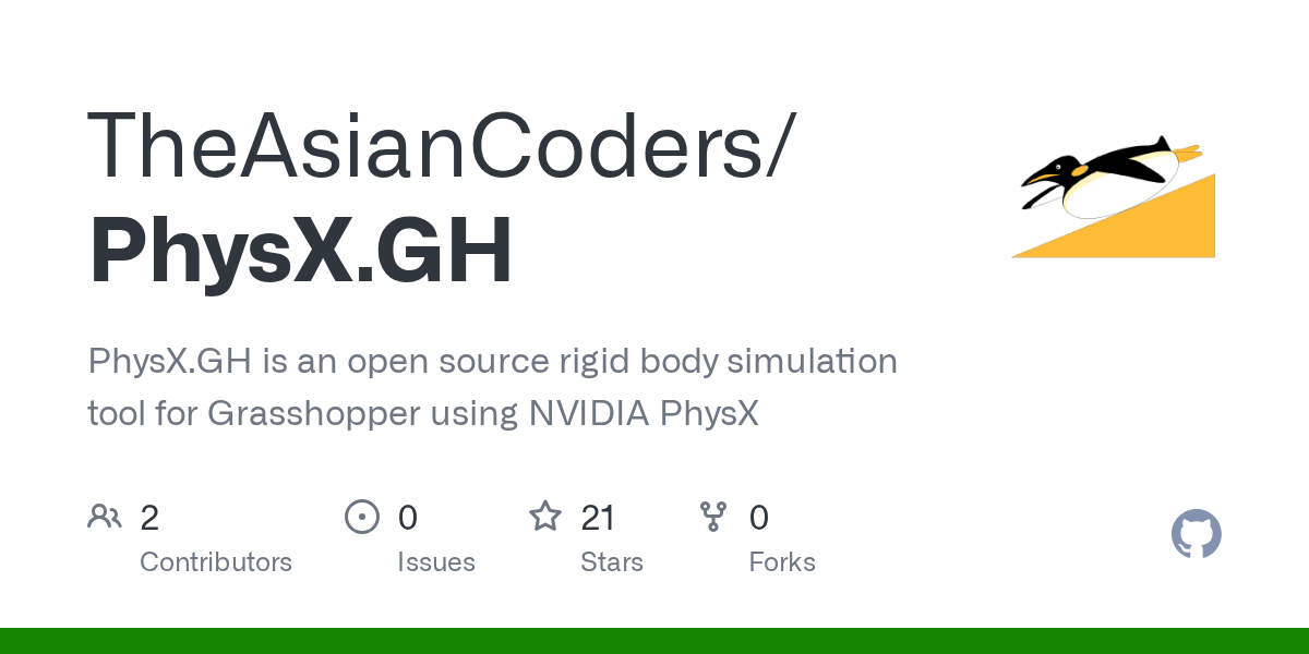 PhysX.GH on GitHub