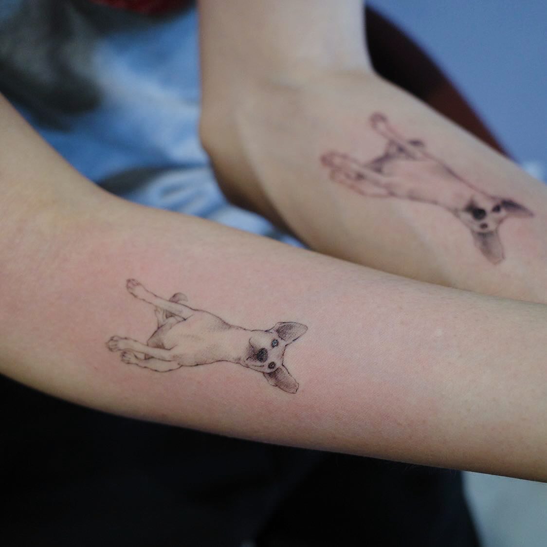 Genie tattoo — carrying him with us always