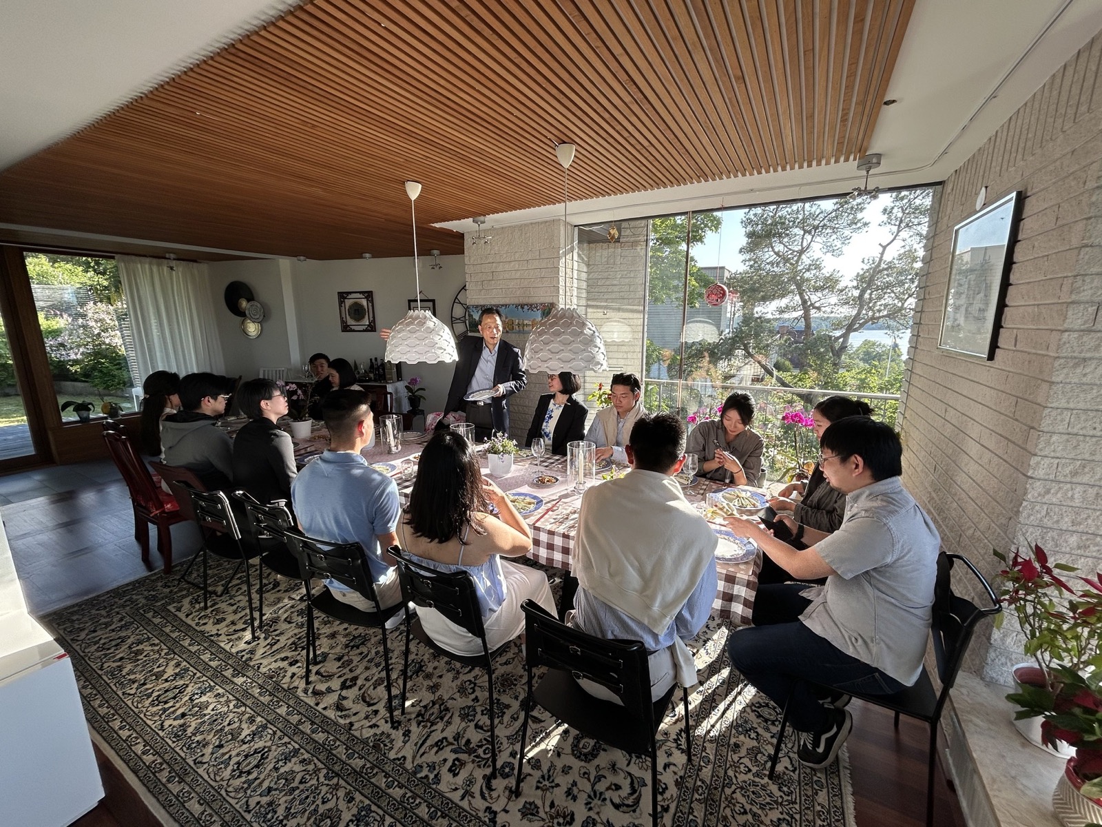 Dinner at the Taiwanese Ambassador&rsquo;s residence in Sweden