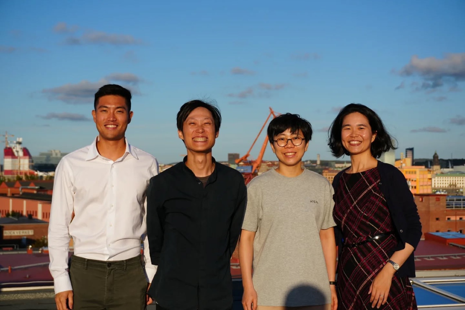 The team at the Gothenburg career event